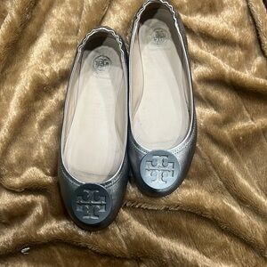 Tory Burch Grey Flats